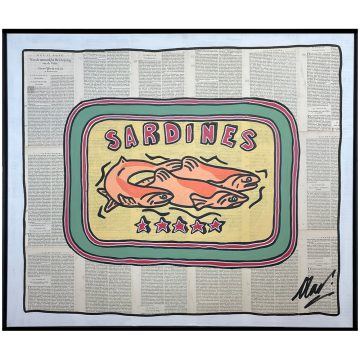 Evolution of Sardines 120x100cm